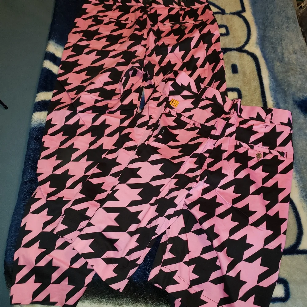 Loudmouth Golf Houndstooth Pants 34-30 - Picture 2 of 3